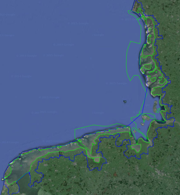 Grenzen Waddengebied